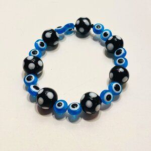 Blue evil eye contadiojo bracelet